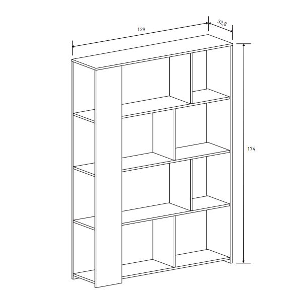 Estantería librería Soto - Tengo Mueble Salamanca