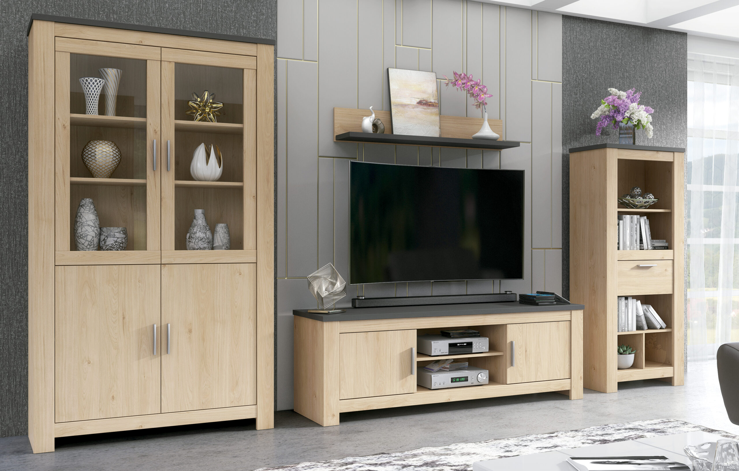 Composición de salón Roncal 10 358cm - Tengo Mueble Salamanca