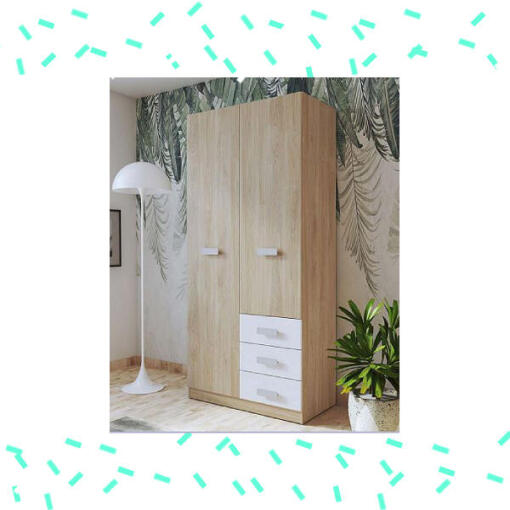 Armario 2P 3C DIS-DON 95 cms