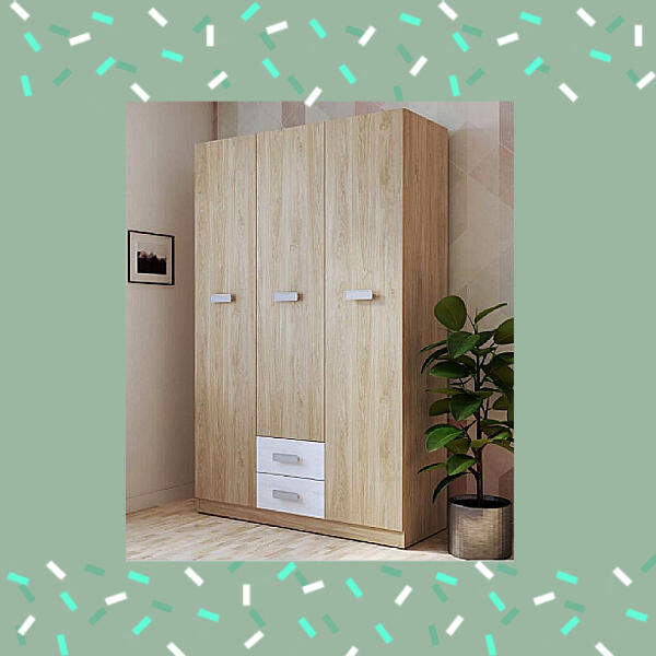 Armario 3P 2C DIS-DON 130 cms