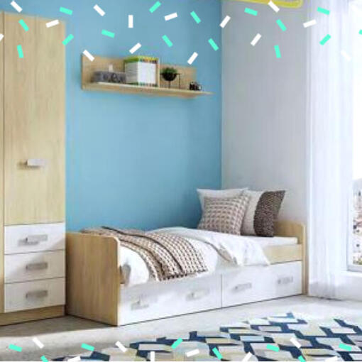 Nido Donal puccini andersen Cama nido con cajones DIS-DON