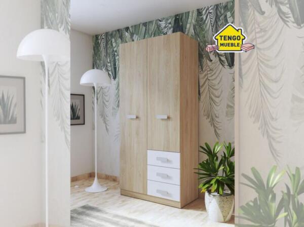 Armario 2P 3C DIS-DON 95 cms
